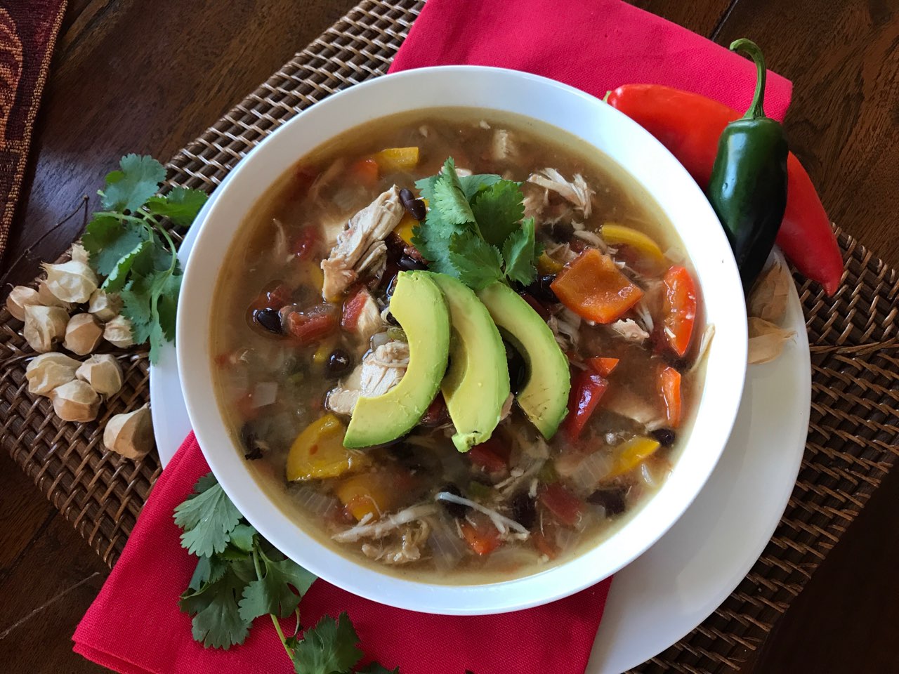 Mexican Chicken Soup - Simply28 Nutrition