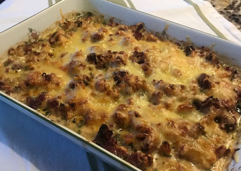 Friday Night Taco Casserole can be prepared in advance and popped into the oven or quickly made so I can get it on the the table to feed our crew fast!