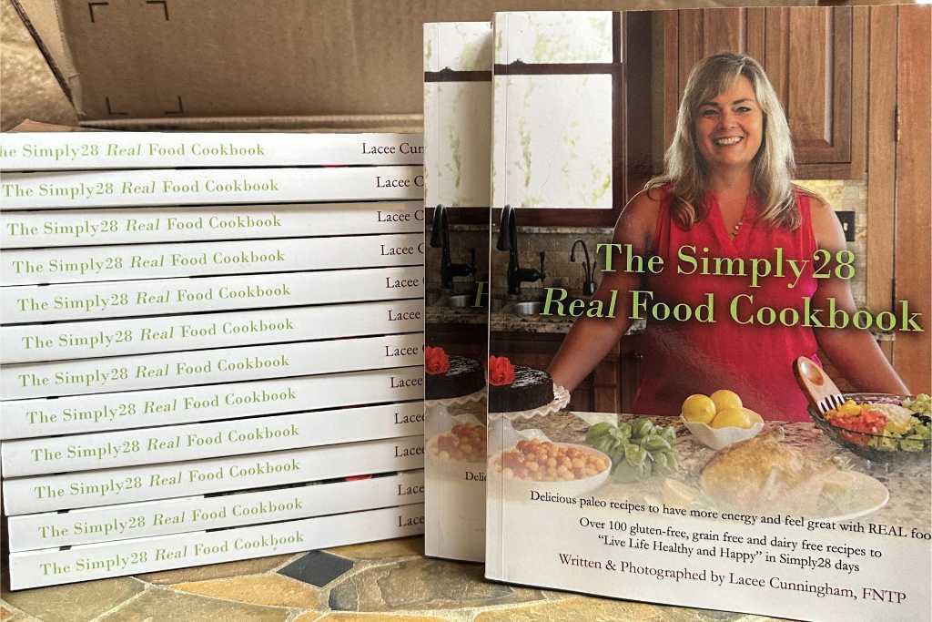 My new book The Simply28 Real Food Cookbook has been released with over 100 gluten free, grain free, and paleo friendly recipes.