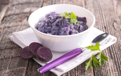 Simple Herb-Infused Purple Potatoes